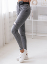Spodnie damskie jeansowe LINDY szare Dstreet UY1125_3