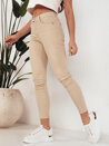 Spodnie damskie jeansowe LODGE jasnobeżowe Dstreet UY1934_1
