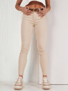 Spodnie damskie jeansowe LODGE jasnobeżowe Dstreet UY1934_3