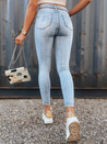 Spodnie damskie jeansowe MADEN niebieskie Dstreet UY1107_4