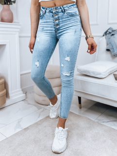 Spodnie damskie jeansowe MEGAN niebieskie Dstreet UY1202_3