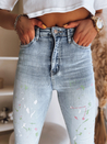 Spodnie damskie jeansowe PICASSO niebieskie Dstreet UY1497_3