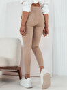 Spodnie damskie jeansowe SKULL jasnobeżowe Dstreet UY1723_2