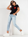 Spodnie damskie jeansowe XERT niebieskie Dstreet UY1994_2