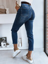 Spodnie damskie jeansowe mom fit COZY ciemnoniebieskie Dstreet UY1740_3