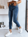Spodnie damskie jeansowe mom fit DETROID ciemnoniebieskie Dstreet UY1750_3