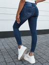 Spodnie damskie jeansowe slim fit ACORN ciemnoniebieskie Dstreet UY2155_3