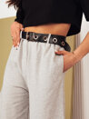Spodnie damskie materiałowe BLAYS szare Dstreet UY2024_2