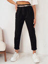 Spodnie damskie materiałowe ERLON czarne Dstreet UY2026_2