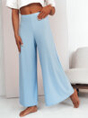 Spodnie damskie wide leg TERENI błękitne Dstreet UY2003_2