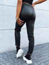 Spodnie damskie woskowane EBONY NIGHT czarne Dstreet UY1636_3