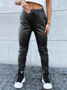 Spodnie damskie woskowane HARBOR czarne Dstreet UY1698_1