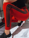 Spodnie dresowe damskie LORENA czerwone UY0262z_4