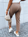 Spodnie dresowe damskie MOONLIGHT kamelowe Dstreet UY1642_3