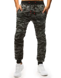 Spodnie dresowe męskie camo antracytowe Dstreet UX3454_1