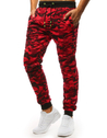 Spodnie dresowe męskie camo czerwone Dstreet UX3377_2