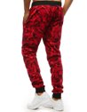 Spodnie dresowe męskie camo czerwone Dstreet UX3412_4
