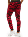 Spodnie dresowe męskie camo czerwone Dstreet UX3516_4