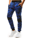 Spodnie dresowe męskie camo niebieskie Dstreet UX3499_2
