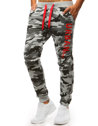 Spodnie dresowe męskie camo szare Dstreet UX3515_2