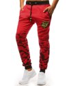 Spodnie dresowe męskie czerwone Dstreet UX3618_2