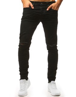 Spodnie jeansowe męskie czarne Dstreet UX1435