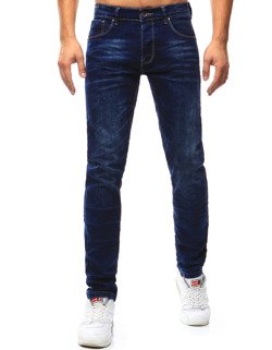 Spodnie jeansowe męskie granatowe UX1010