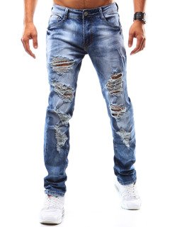 Spodnie jeansowe męskie niebieskie Dstreet UX0948
