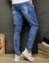 Spodnie jeansowe męskie niebieskie Dstreet UX2481_4