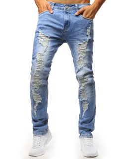 Spodnie jeansowe męskie niebieskie UX1302