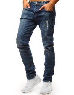 Spodnie jeansowe męskie niebieskie UX1352_2