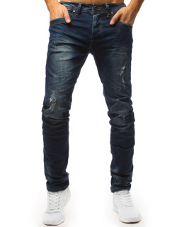 Spodnie jeansowe męskie niebieskie UX1541