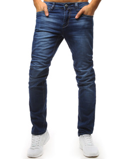 Spodnie jeansowe męskie niebieskie UX1542