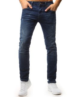 Spodnie jeansowe męskie niebieskie UX1560