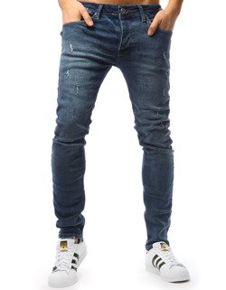 Spodnie jeansowe męskie niebieskie UX1761