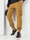 Spodnie męskie bojówki beżowe Dstreet UX4177_1