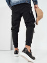 Spodnie męskie bojówki czarne Dstreet UX4167_3