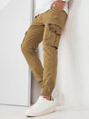 Spodnie męskie bojówki khaki Dstreet UX4180_1