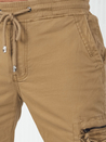Spodnie męskie bojówki khaki Dstreet UX4180_4