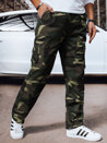 Spodnie męskie bojówki zielone Dstreet UX4117_2