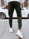 Spodnie męskie bojówki zielone Dstreet UX4307_4