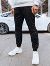 Spodnie męskie dresowe czarne Dstreet UX4280_1