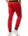 Spodnie męskie dresowe czerwone Dstreet UX3513_4