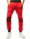 Spodnie męskie dresowe czerwone Dstreet UX3729_2