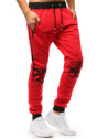 Spodnie męskie dresowe czerwone Dstreet UX3729_3