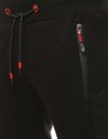 Spodnie męskie dresowe joggery czarne Dstreet UX3531_4