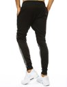 Spodnie męskie dresowe joggery czarne Dstreet UX3621_4