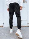 Spodnie męskie dresowe joggery czarne Dstreet UX4119_3