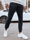 Spodnie męskie dresowe joggery grafitowe Dstreet UX4122_2