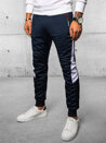 Spodnie męskie dresowe joggery granatowe Dstreet UX4108_2
